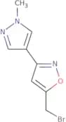 5-(Bromomethyl)-3-(1-methyl-1H-pyrazol-4-yl)-1,2-oxazole