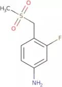 3-Fluoro-4-(methanesulfonylmethyl)aniline