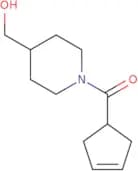 [1-(Cyclopent-3-ene-1-carbonyl)piperidin-4-yl]methanol