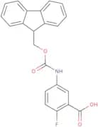5-{[(9H-Fluoren-9-ylmethoxy)carbonyl]amino}-2-fluorobenzoic acid