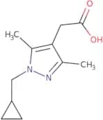 2-[1-(Cyclopropylmethyl)-3,5-dimethyl-1H-pyrazol-4-yl]acetic acid