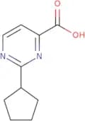 2-Cyclopentylpyrimidine-4-carboxylic acid