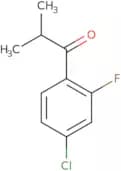 1-(4-Chloro-2-fluorophenyl)-2-methylpropan-1-one