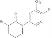 3-Bromo-1-(4-bromo-3-methylphenyl)piperidin-2-one