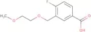 4-Fluoro-3-[(2-methoxyethoxy)methyl]benzoic acid