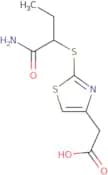 2-(2-((1-Amino-1-oxobutan-2-yl)thio)thiazol-4-yl)acetic acid