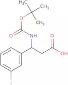(3S)-3-{[(tert-Butoxy)carbonyl]amino}-3-(3-iodophenyl)propanoic acid