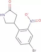 4-(4-Bromo-2-nitrophenyl)pyrrolidin-2-one