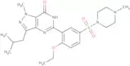 5-{2-Ethoxy-5-[(4-methylpiperazin-1-yl)sulfonyl]phenyl}-1-methyl-3-(2-methylpropyl)-1H,6H,7H-pyraz…