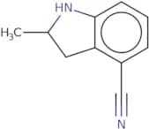 2-Methyl-2,3-dihydro-1H-indole-4-carbonitrile