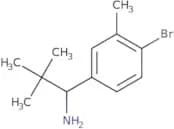 1-(4-Bromo-3-methylphenyl)-2,2-dimethylpropan-1-amine