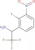2,2,2-Trifluoro-1-(2-fluoro-3-nitrophenyl)ethan-1-amine