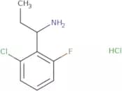 (S)-1-(2-Chloro-6-fluorophenyl)propan-1-amine hydrochloride