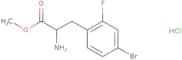 Methyl (2S)-2-amino-3-(4-bromo-2-fluorophenyl)propanoate hydrochloride