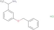 (1S)-1-[3-(Benzyloxy)phenyl]ethan-1-amine hydrochloride