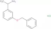 (1R)-1-[3-(Benzyloxy)phenyl]ethan-1-amine hydrochloride