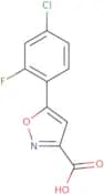 5-(4-Chloro-2-fluorophenyl)-1,2-oxazole-3-carboxylic acid