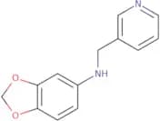 N-[(Pyridin-3-yl)methyl]-2H-1,3-benzodioxol-5-amine