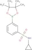 N-Cyclopropyl-3-(4,4,5,5-tetramethyl-1,3,2-dioxaborolan-2-yl)benzene-1-sulfonamide