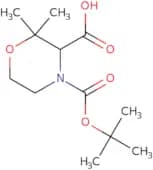 4-[(tert-Butoxy)carbonyl]-2,2-dimethylmorpholine-3-carboxylic acid