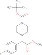 tert-Butyl 4-[1-(4-fluorophenyl)-2-methoxy-2-oxoethyl]piperazine-1-carboxylate
