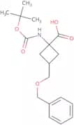 3-[(Benzyloxy)methyl]-1-{[(tert-butoxy)carbonyl]amino}cyclobutane-1-carboxylic acid