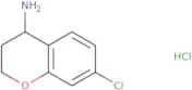 7-Chloro-3,4-dihydro-2H-1-benzopyran-4-amine hydrochloride