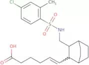 (Z)-6-[(2R,3S)-3-[[(4-Chloro-2-methylphenyl)sulfonylamino]methyl]-2-bicyclo[2.2.2]octanyl]hex-5-en…