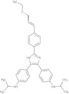 4-[2-[4-[(E)-3-Ethoxyprop-1-enyl]phenyl]-4-[4-(propan-2-ylamino)phenyl]-1H-imidazol-5-yl]-N-propan…