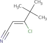 3-Chloro-4,4-dimethylpent-2-enenitrile