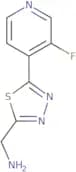 [5-(3-Fluoropyridin-4-yl)-1,3,4-thiadiazol-2-yl]methanamine