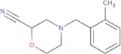 4-[(2-Methylphenyl)methyl]morpholine-2-carbonitrile