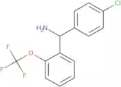 (4-Chlorophenyl)[2-(trifluoromethoxy)phenyl]methanamine