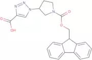 1-(1-{[(9H-Fluoren-9-yl)methoxy]carbonyl}pyrrolidin-3-yl)-1H-1,2,3-triazole-4-carboxylic acid