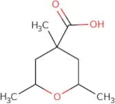 2,4,6-Trimethyloxane-4-carboxylic acid