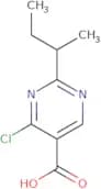 2-Butan-2-yl-4-chloropyrimidine-5-carboxylic acid