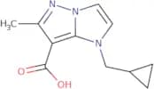 1-(Cyclopropylmethyl)-6-methyl-1H-imidazo[1,2-b]pyrazole-7-carboxylic acid