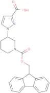 1-(1-{[(9H-Fluoren-9-yl)methoxy]carbonyl}piperidin-3-yl)-1H-pyrazole-3-carboxylic acid