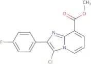 Methyl 3-chloro-2-(4-fluorophenyl)imidazo[1,2-a]pyridine-8-carboxylate