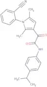 2-[1-(2-Cyanophenyl)-2,5-dimethyl-1H-pyrrol-3-yl]-N-(4-isopropylphenyl)-2-oxoacetamide