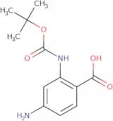 4-Amino-2-((tert-butoxycarbonyl)amino)benzoic acid
