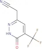 2-[6-Hydroxy-5-(trifluoromethyl)pyridazin-3-yl]acetonitrile