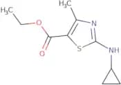 Ethyl 2-(cyclopropylamino)-4-methyl-1,3-thiazole-5-carboxylate