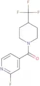 (2-Fluoropyridin-4-yl)(4-(trifluoromethyl)piperidin-1-yl)methanone