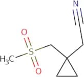 2-[1-(Methanesulfonylmethyl)cyclopropyl]acetonitrile
