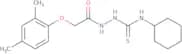 1-(2-(2,4-dimethylphenoxy)acetyl)-4-cyclohexylthiosemicarbazide