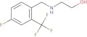 2-({[4-Fluoro-2-(trifluoromethyl)phenyl]methyl}amino)ethan-1-ol