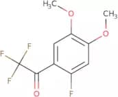 2,2,2-Trifluoro-1-(2-fluoro-4,5-dimethoxyphenyl)ethanone