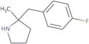 2-[(4-Fluorophenyl)methyl]-2-methylpyrrolidine