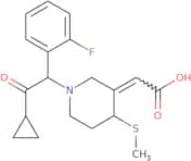2-[1-[2-Cyclopropyl-1-(2-fluorophenyl)-2-oxoethyl]-4-(methylthio)-3-piperidinylidene]acetic acid
